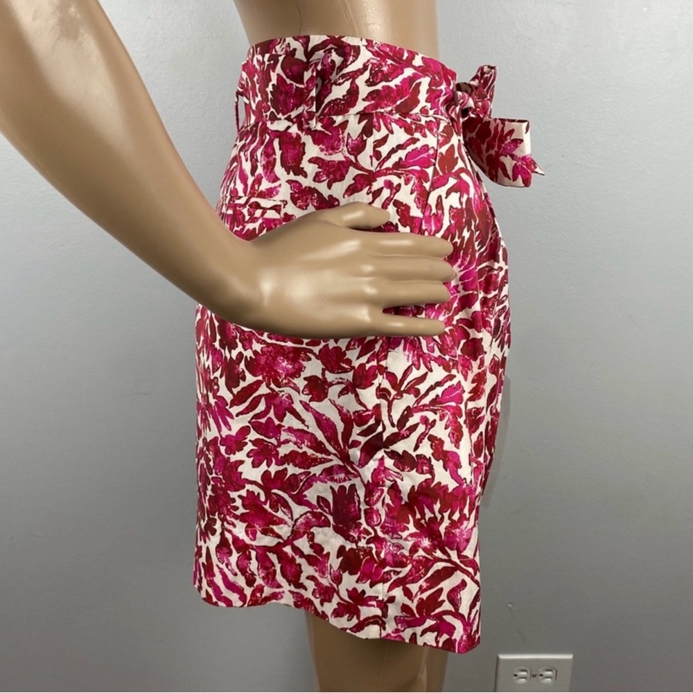 NEW WEEKEND MAX MARA FLORAL PRINT HIGH-WAISTED BERMUDA SHORTS - Picture 5 of 10